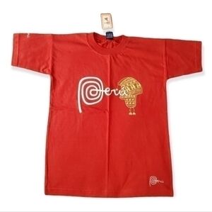 Los Andes Marca Perú Red Peruvian Cotton Tshirt